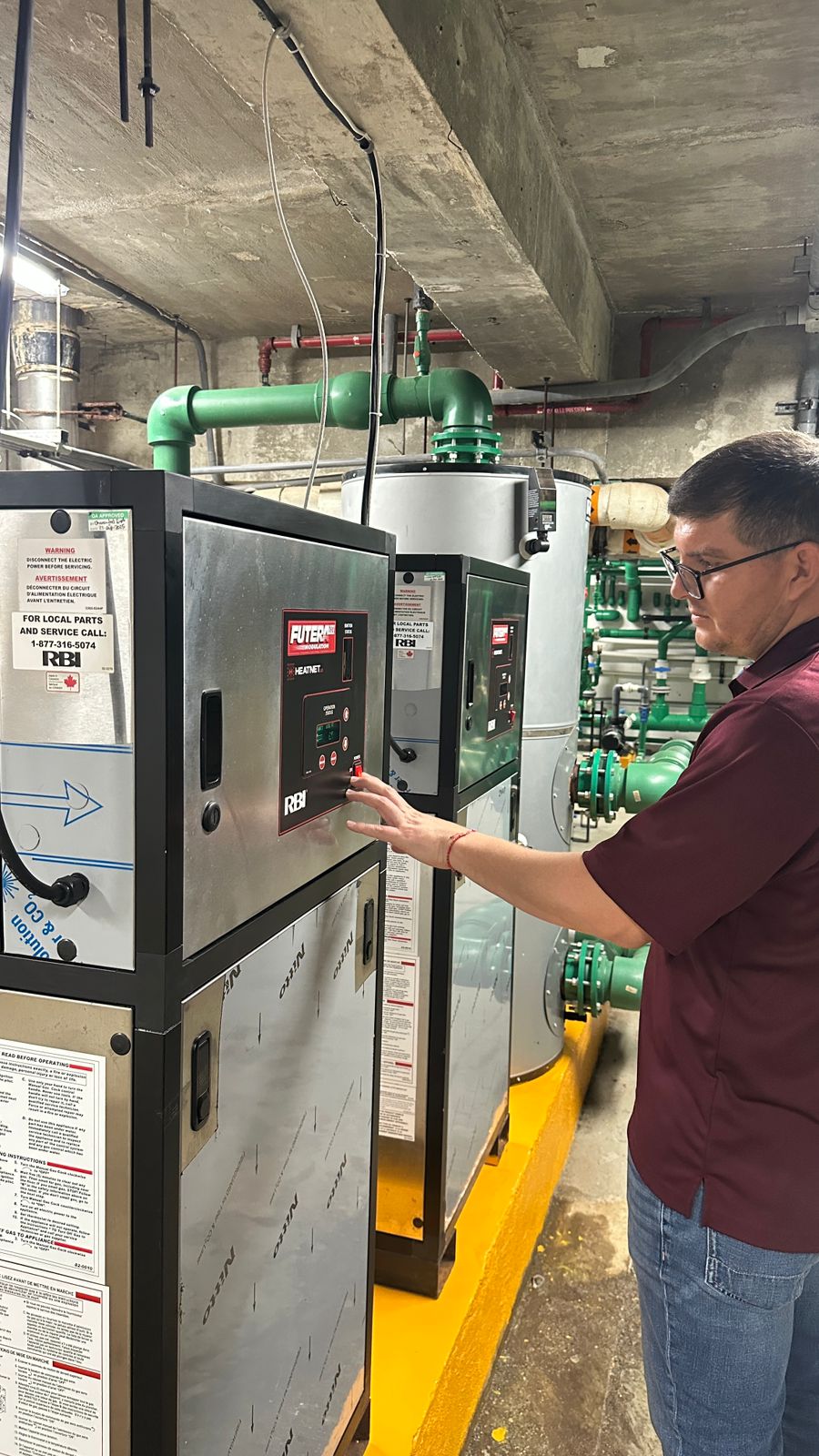 Servicio de Mantenimiento  a Calentadores de Alta Eficiencia